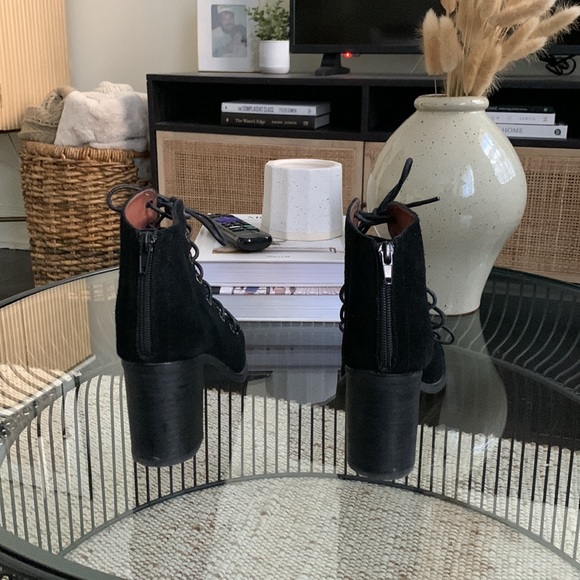 Jeffrey Campbell Cors Black Suede Booties, Size 8.5 - Picture 5 of 9